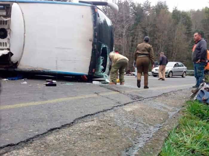 140 multas en 5 años tenía bus del fatal accidente en La Araucanía