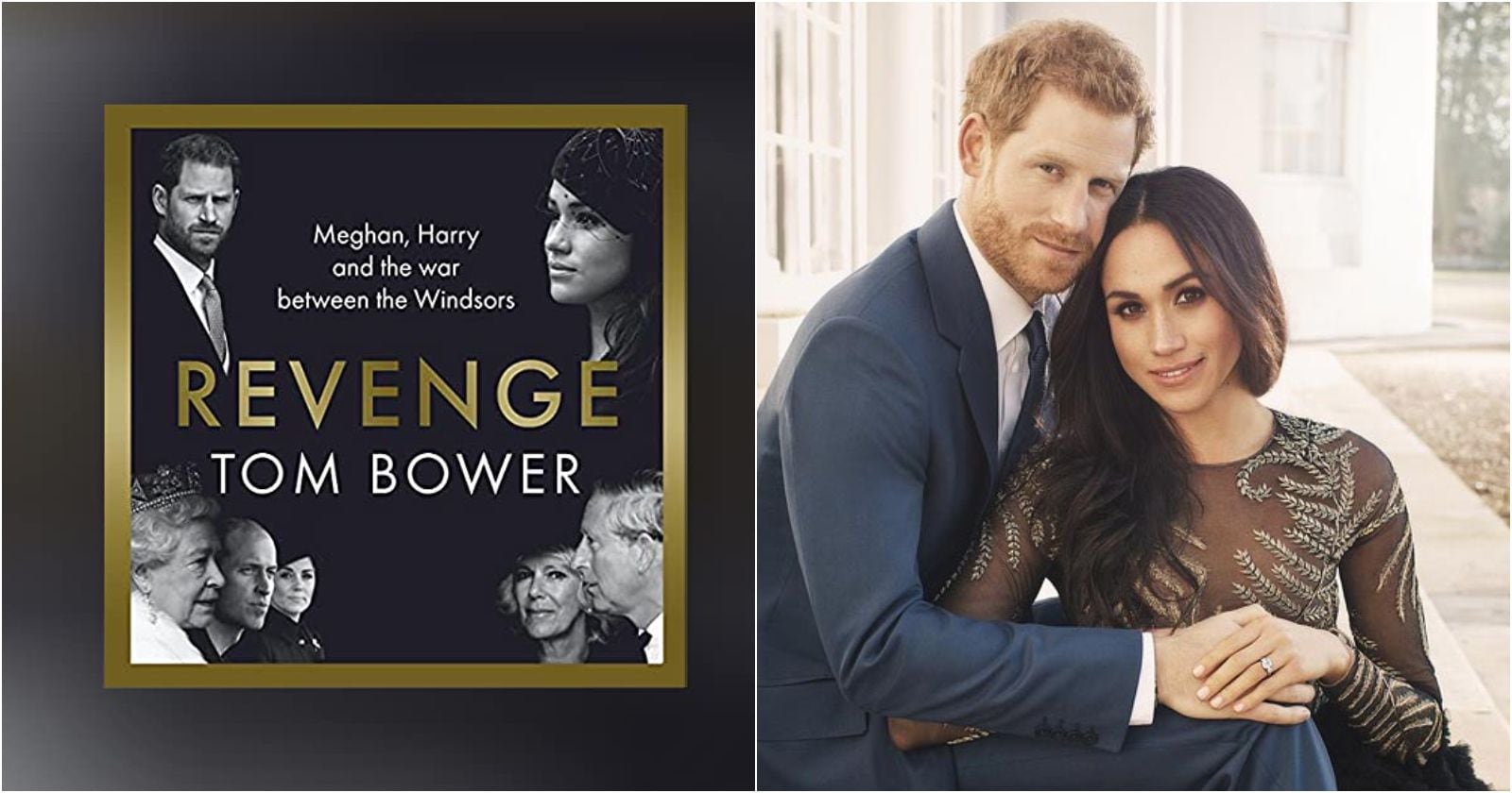 Portada del libro, príncipe Harry y Meghan Markle