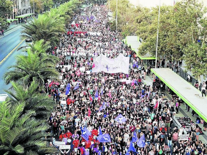 Coordinadora feminista 8M convocó a un paro en este día de la mujer