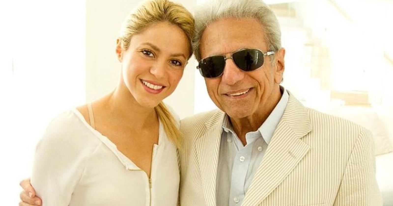 Shakira y su padre