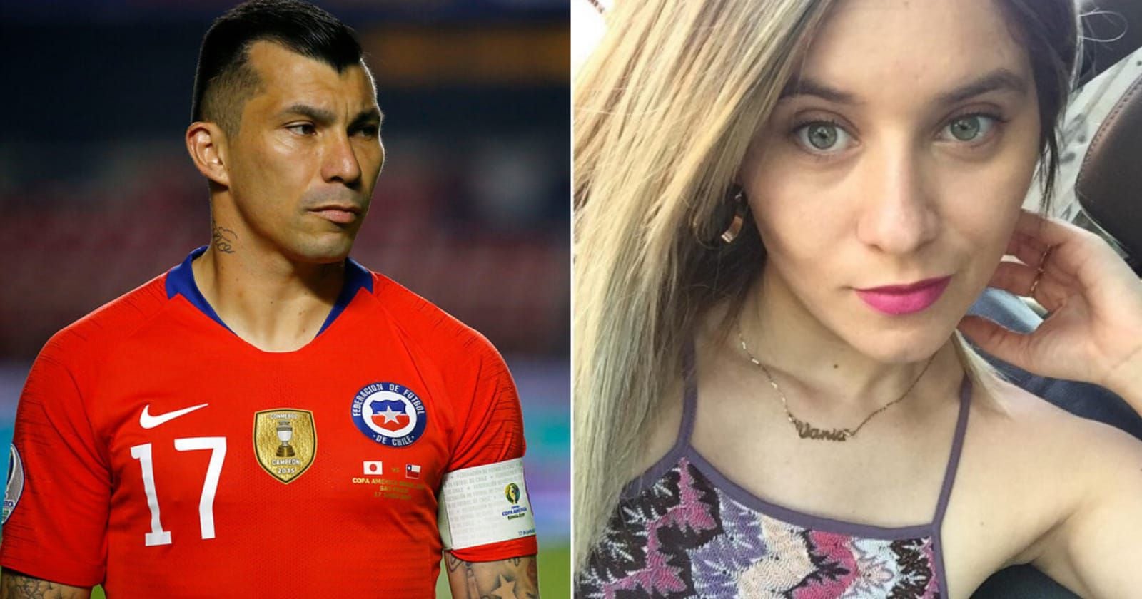 Gary Medel y Vania Medel