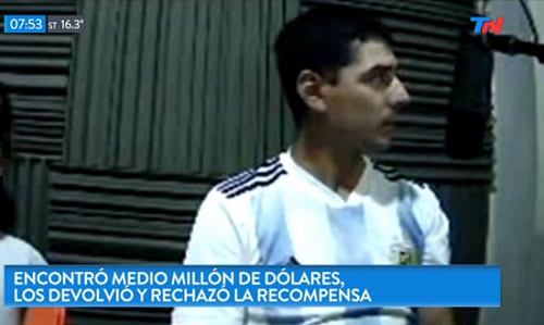 La verdadera historia de hombre que encontró US$ 500 mil y engañó a toda Argentina