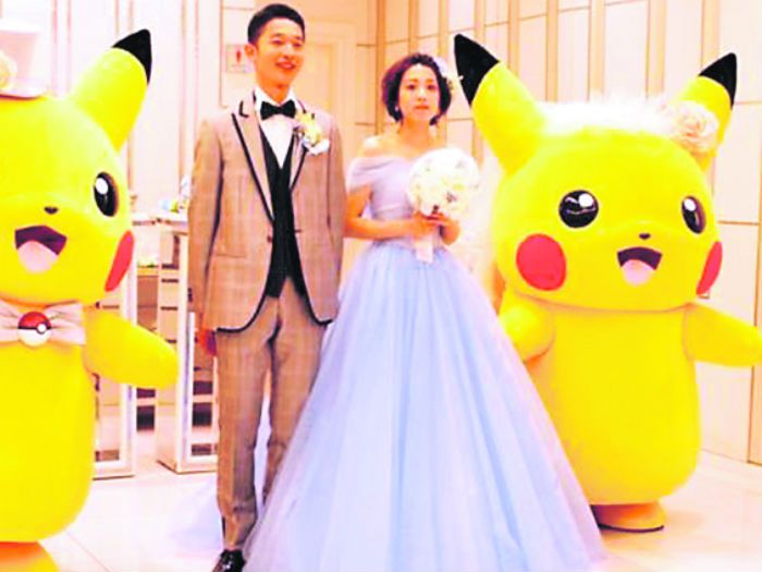 Lleve a Pikachu de testigo a su boda