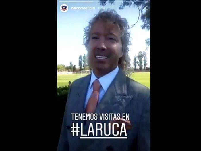 Leonardo Farkas sorprendió con visita al Monumental