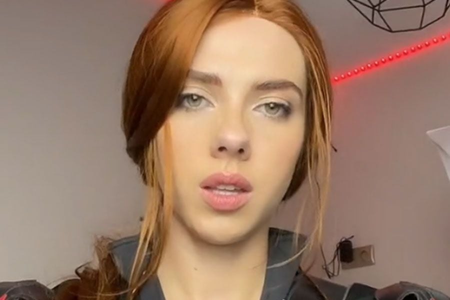 Influencer rusa que se parece a Scarlett Johansson es sensación en TikTok