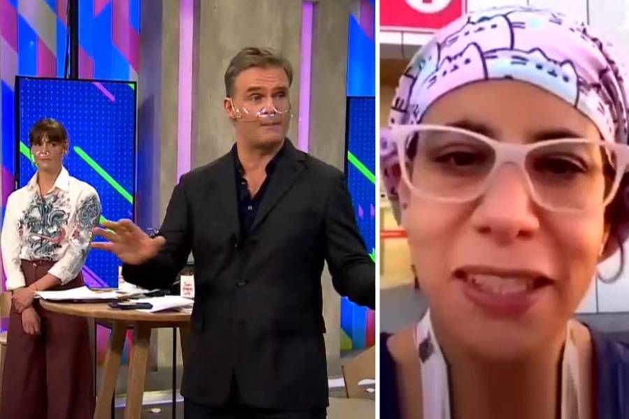 "Partamos por educar": Amaro le respondió a enfermera que criticó en vivo las mascarillas del matinal