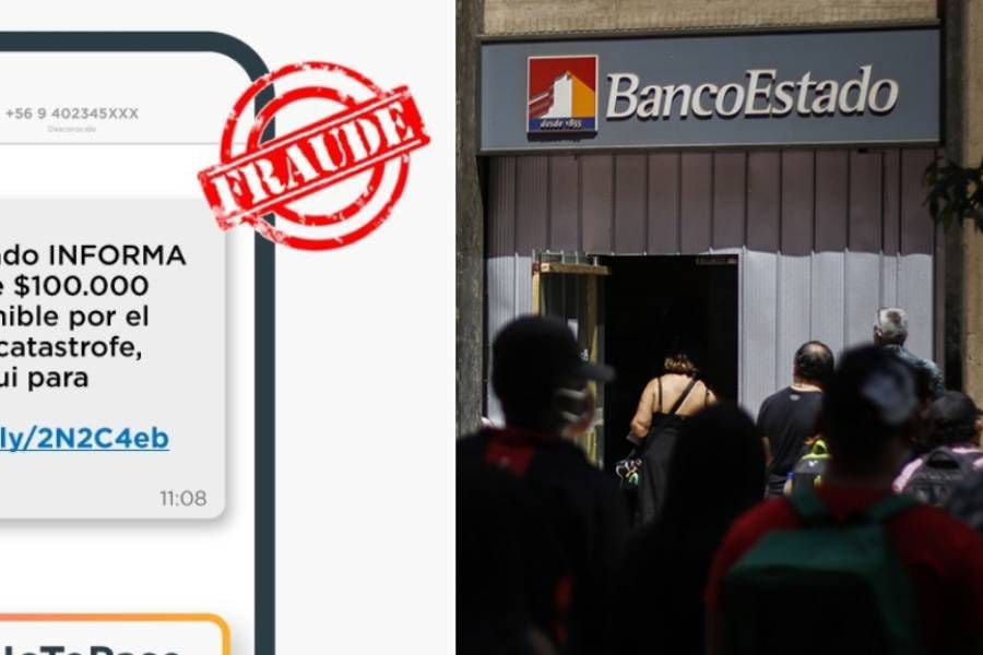 "Los estafadores no se cansan": BancoEstado advierte sobre engaño vía SMS