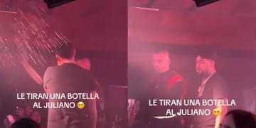 En medio del show: Julianno Sosa sufrió botellazo en Temuco