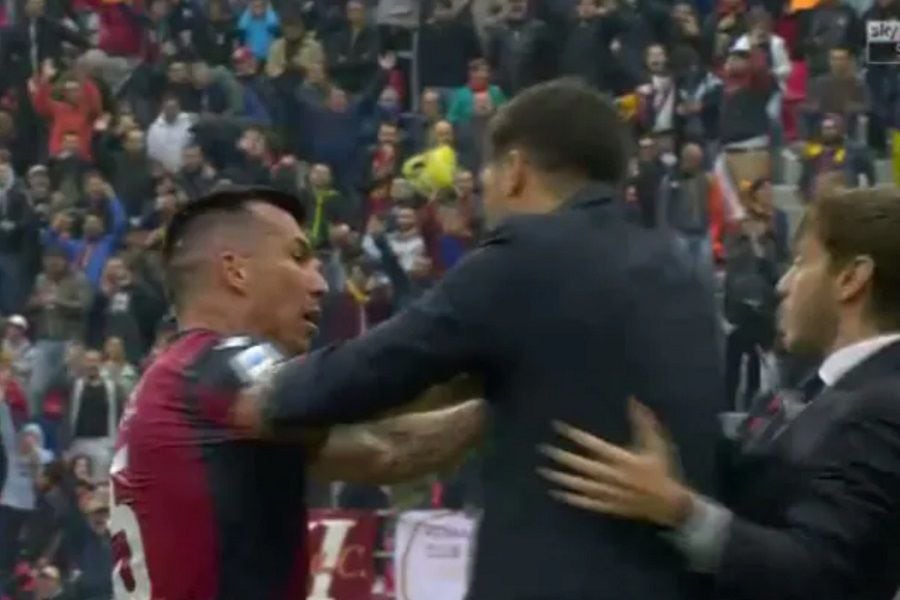 El minuto de furia de Gary Medel tras agónica derrota con el Bologna