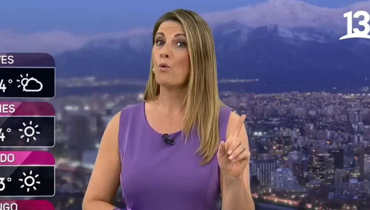 Carolina Infante por 8M en El Tiempo de Canal 13