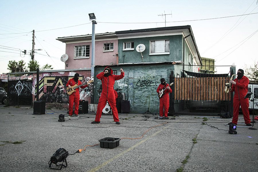 Sonora Cuarentena llevó todo el ritmo a Renca para pasar las penas del encierro