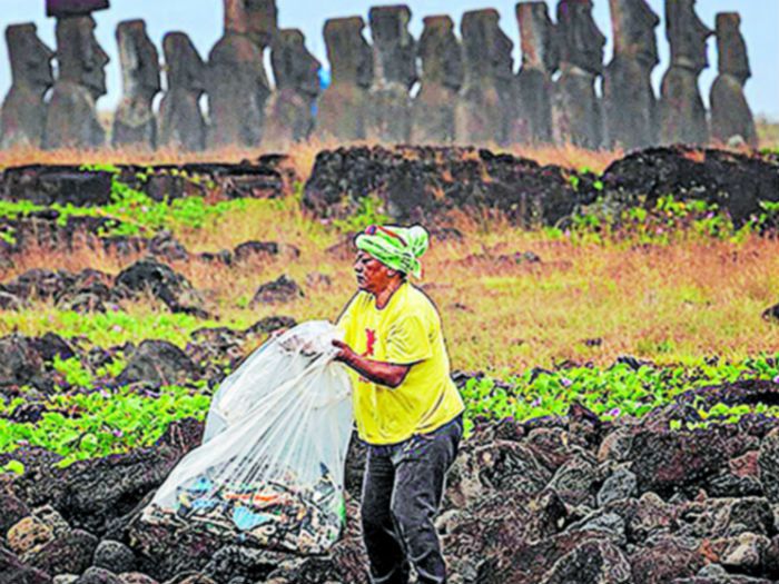 Con "amor" combate Isla de Pascua el cambio climático