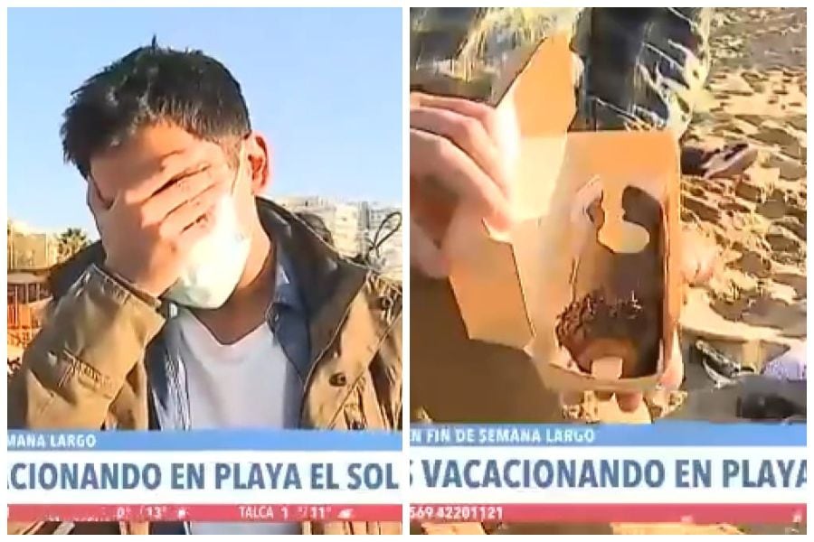 El particular "regalo de chocolate" que sorprendió a JP Queraltó en directo