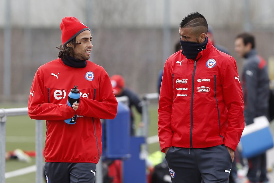 Entrenamiento SelecciÛn chilena