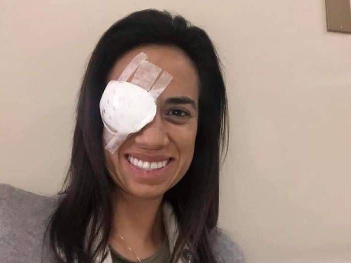 "Me duele...": Paulina Nuñez aclara foto con un parche en su ojo