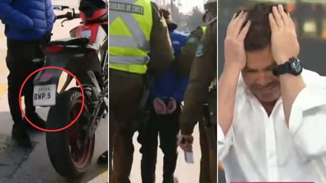 Motociclista detenido