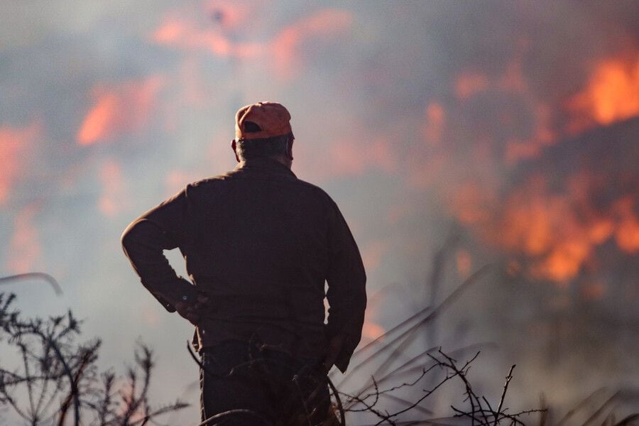 Incendio forestal Castro