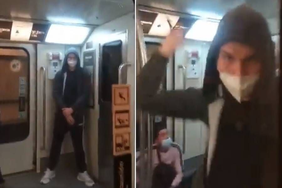 "Si no lo esquivo, me mata": habla migrante que sufrió violenta amenaza en vagón del Metro