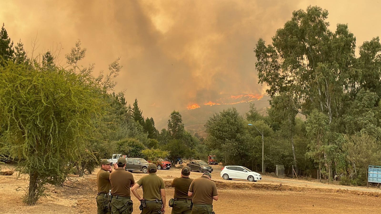 incendio forestal Sagrada Familia