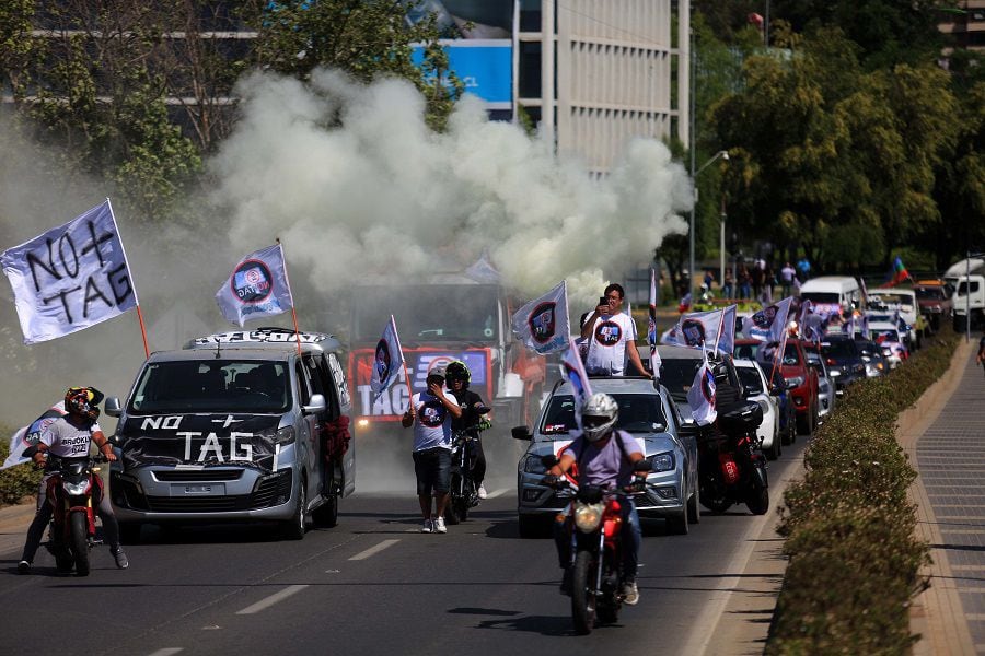 Parte de la Caravana No Mas TAG llega a la Dehesa