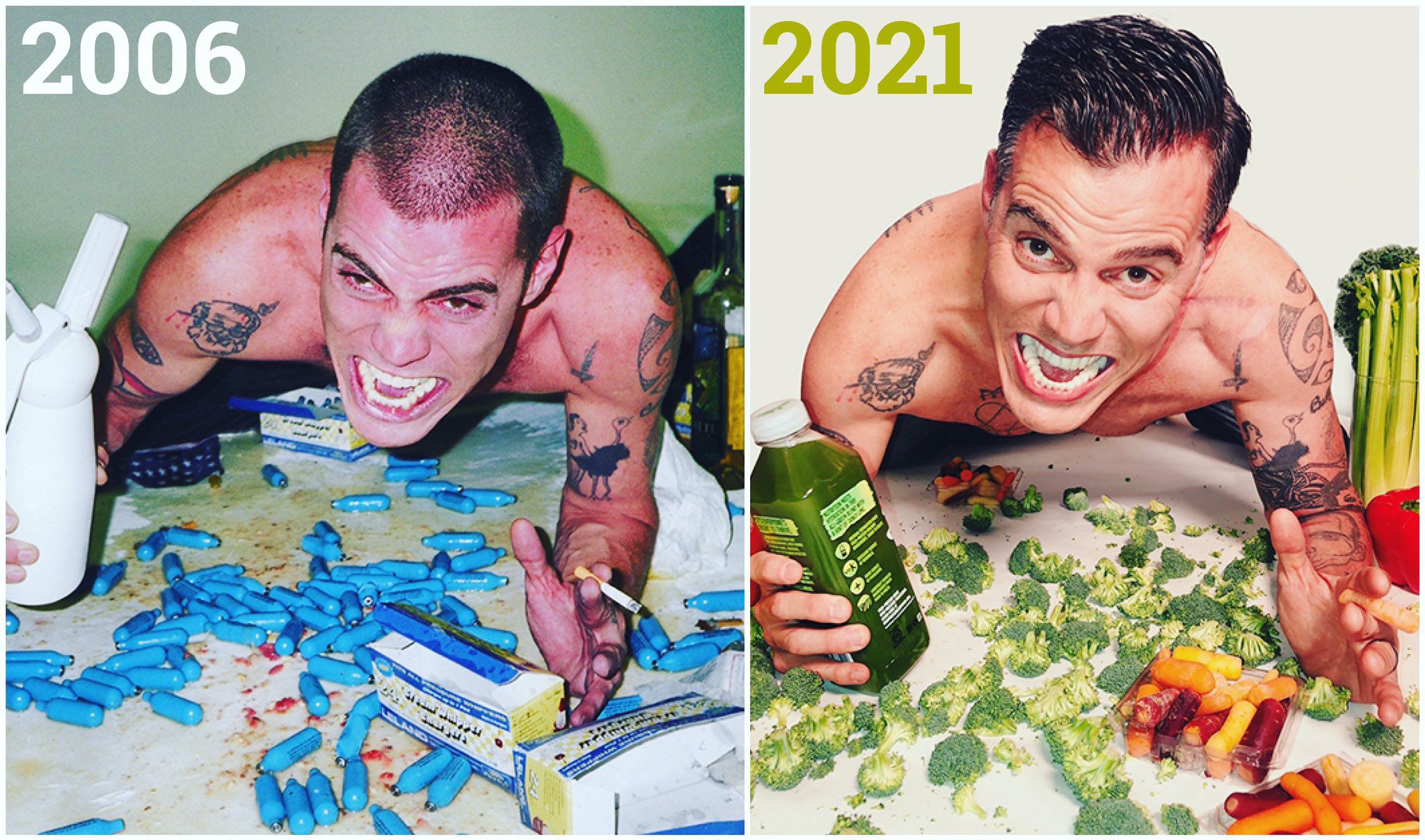 Steve-O celebró sus 13 años de sobriedad