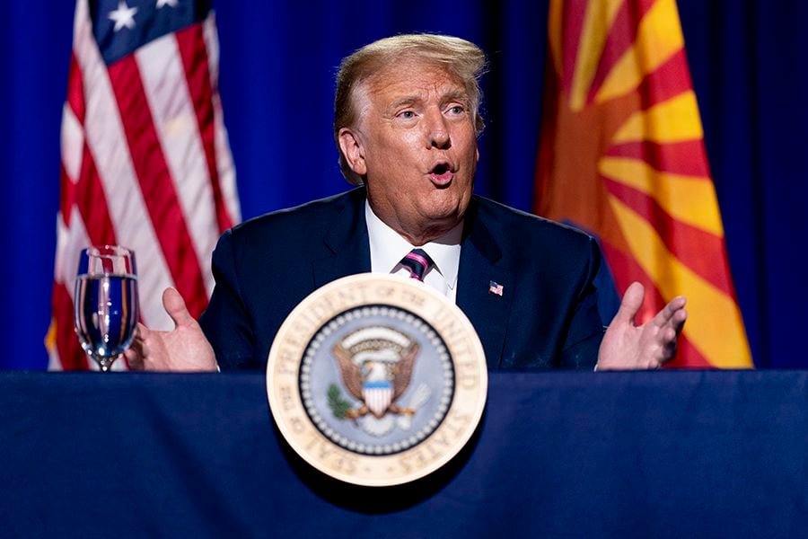 "Encuestas falsas": Trump no confía en los pronósticos y asegura que le ganará a Biden