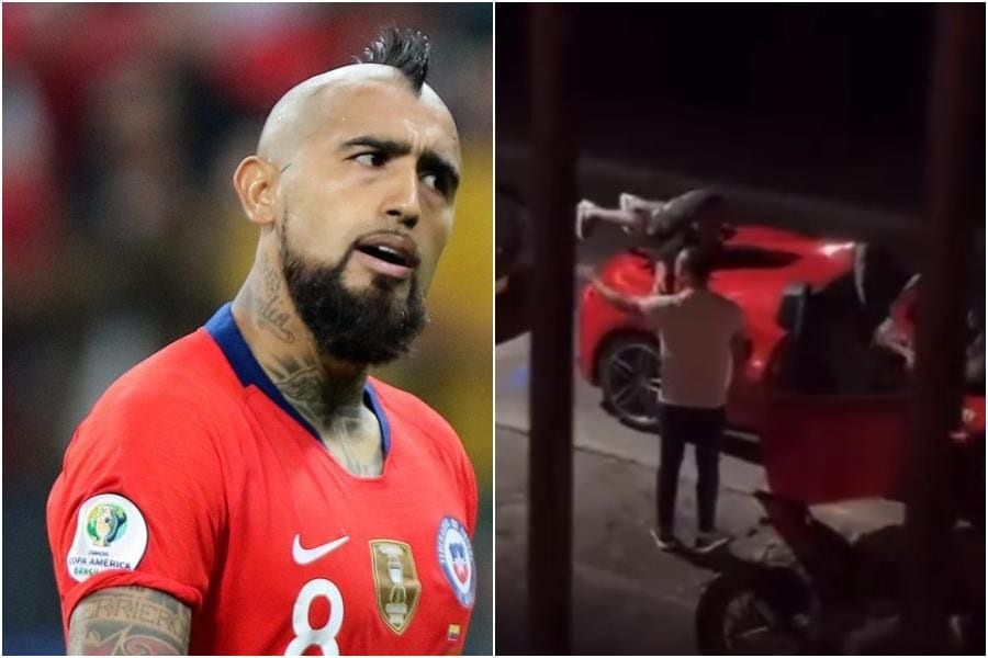 "Transeúntes empezaron a bromear": medio italiano revela video de Vidal "visiblemente borracho"