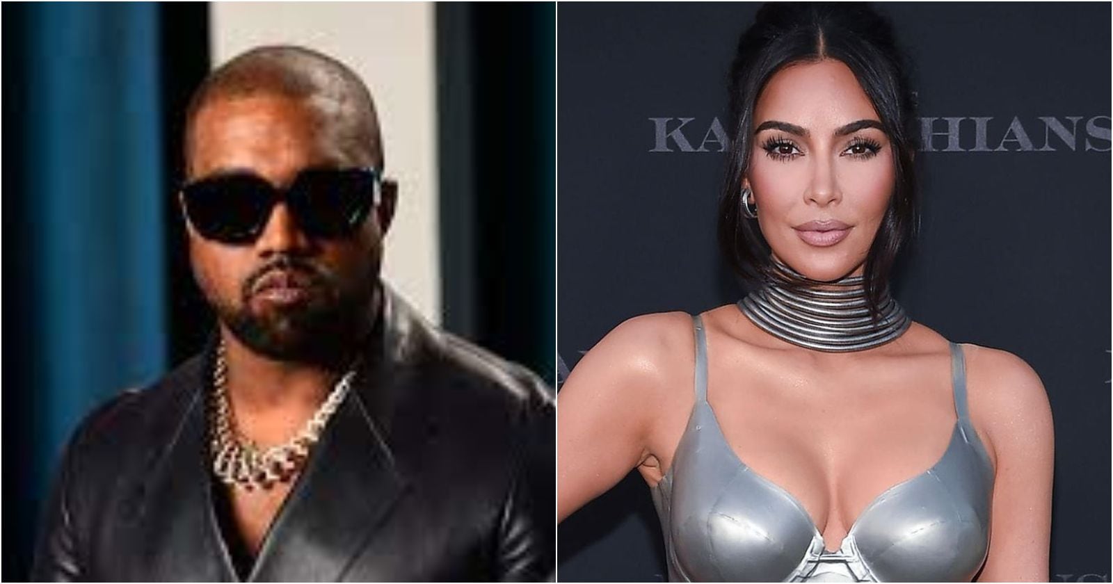 Kanye West y Kim Kardashian