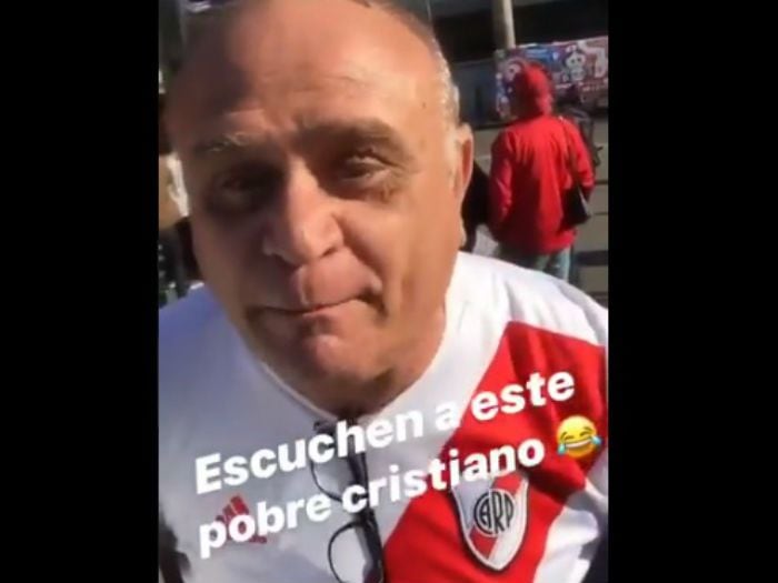 La hilarante historia de hincha de River que vive a metros del Santiago Bernabéu