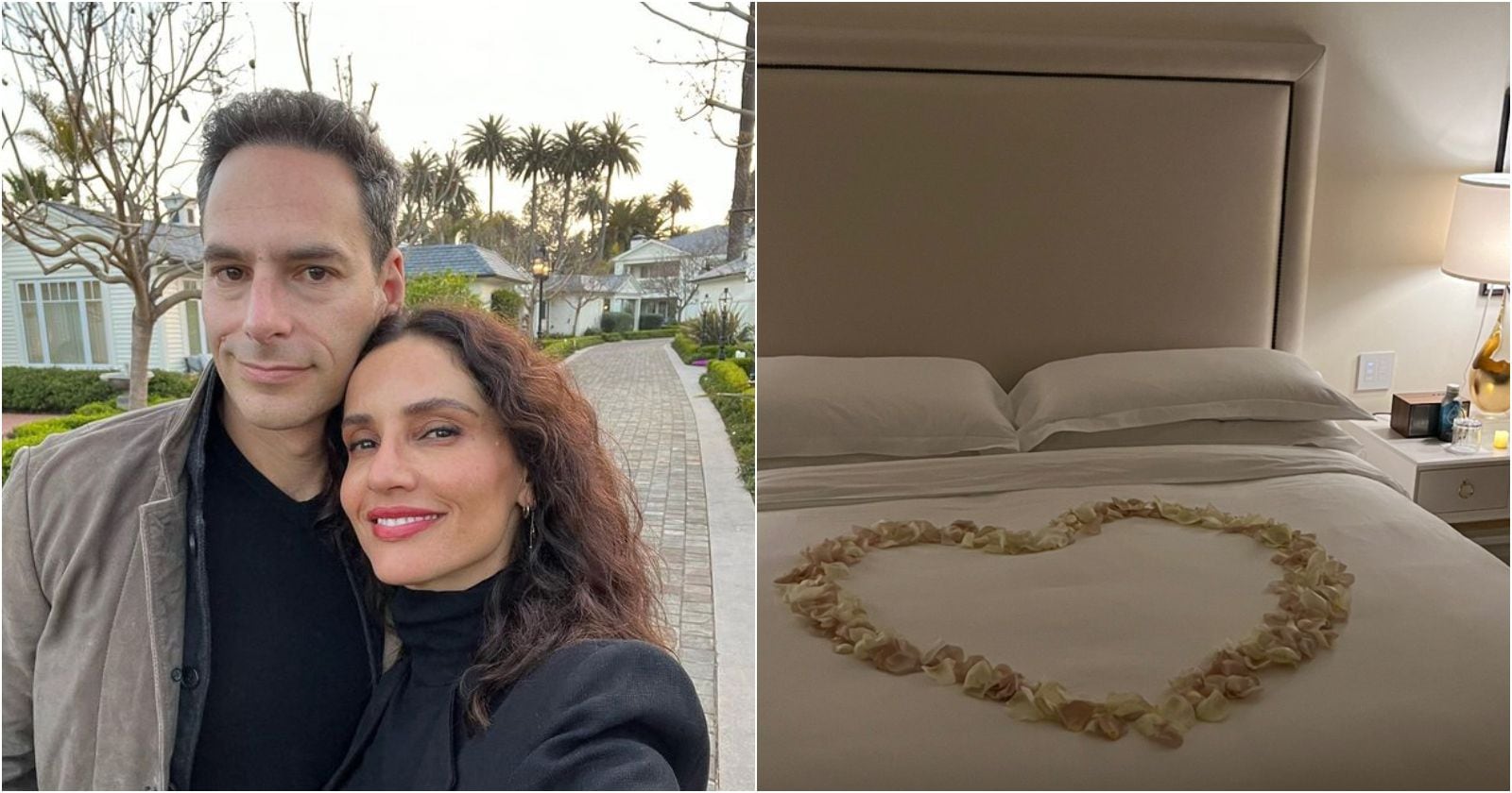 Leonor Varela y Lucas Akoskin  vía Instagram