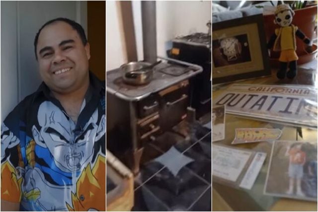 Juan Pablo Álvarez mostró su casa en La Divina Comida: fotos de sus hijos, cocina a leña y una colección de película