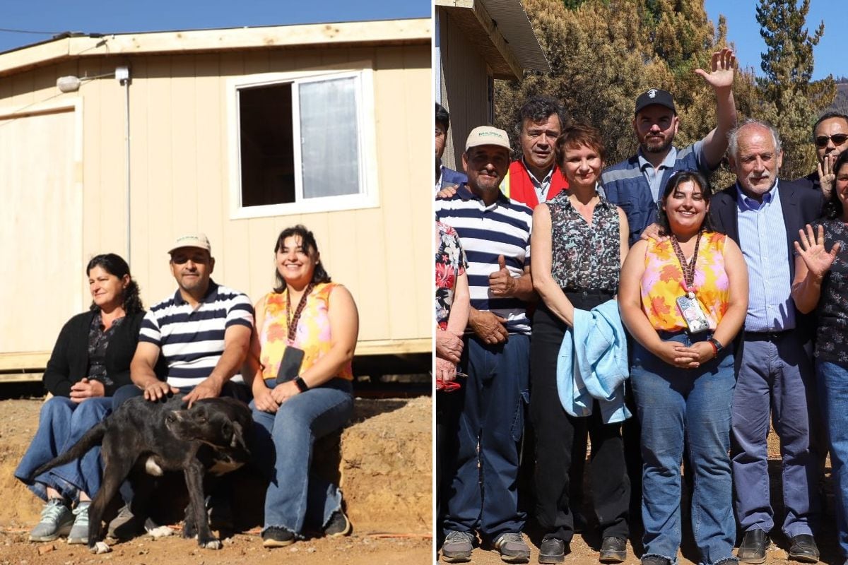 Damnificada recibe vivienda de emergencia en Ninhue