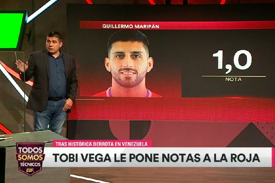 "Fue un desastre": Tobi Vega criticó el bajo nivel de la Roja ante Venezuela