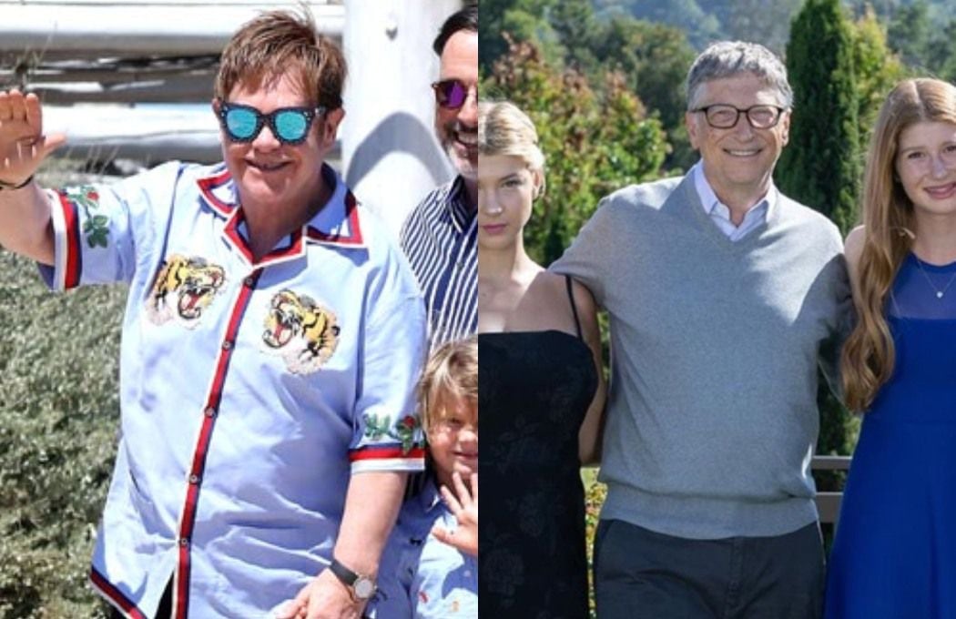 Elton John y Bill Gates