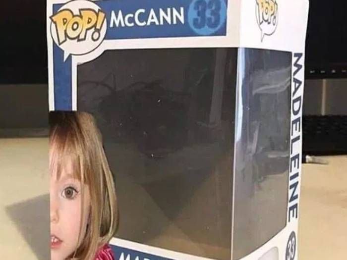 Repudio por juguete "funko pop" de Madeleine McCann sin figura dentro de la caja