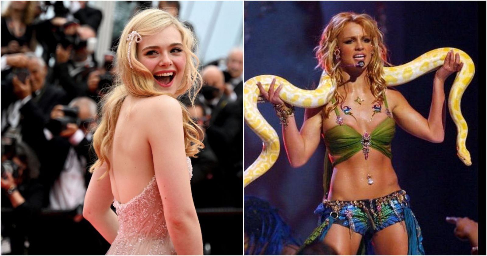 Elle Fanning y Britney Spears