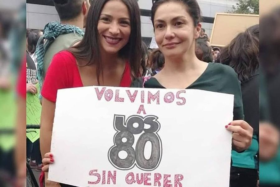 Tamara Acosta y Loreto Aravena revivieron Los 80