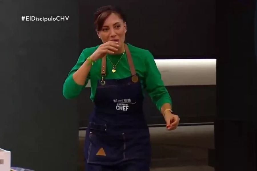 "Pica conche...": el divertido percance de Karen Bejarano en El Discípulo del Chef