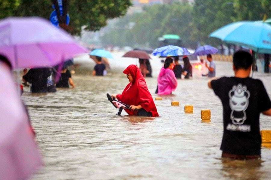 Los impactantes videos de las recientes inundaciones en China