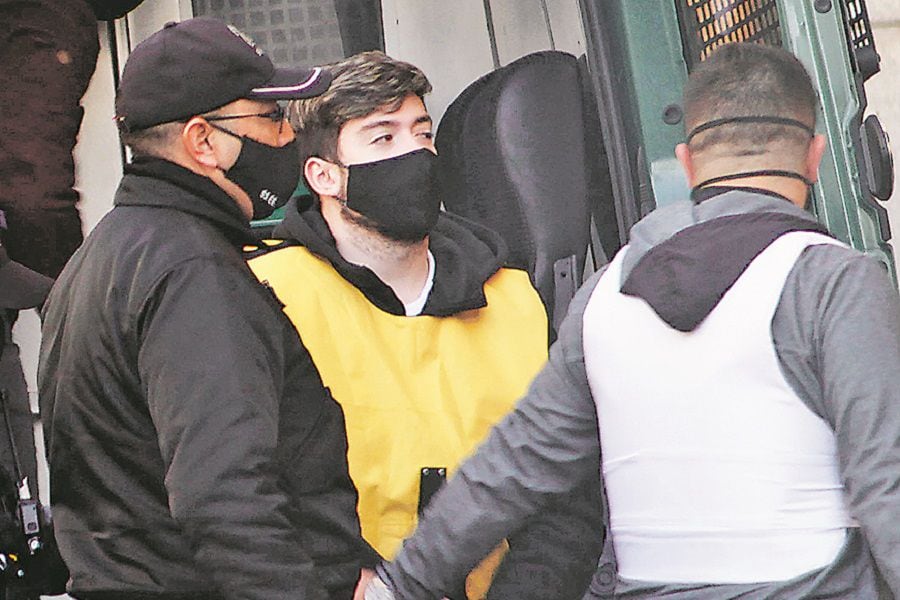 Hernan Calderon Hijo es trasladado a Santiago 1