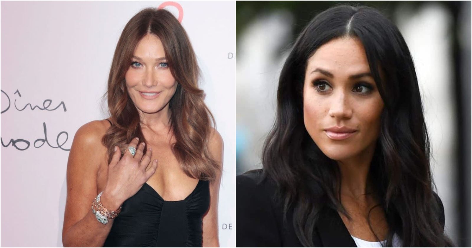 Carla Bruni y Meghan Markle