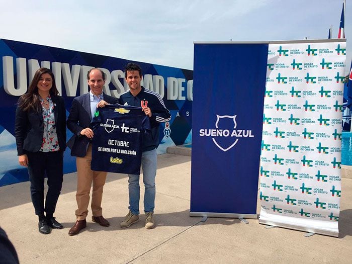 Universidad de Chile se puso la camiseta por la inclusión