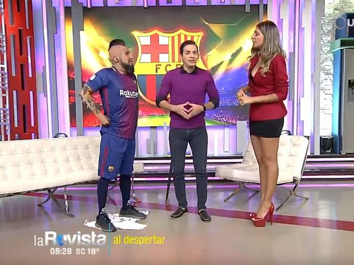 Nueva parodia a Arturo Vidal sacó aplausos en la televisión de Bolivia