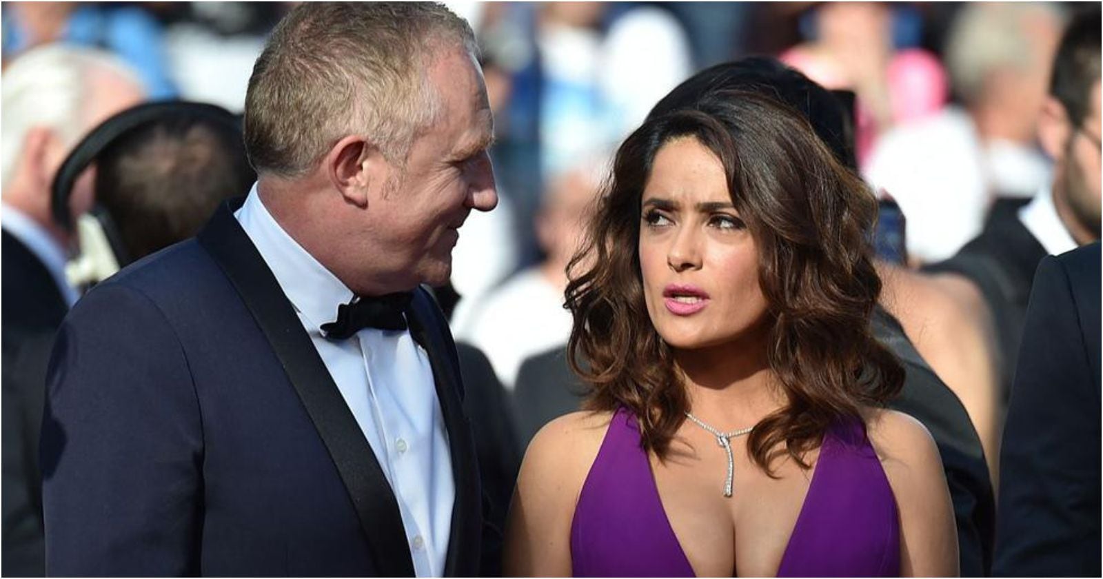 “Olvidó decir que es su Sugar Daddy”: trolean a Salma Hayek por la edad de su esposo y le dicen que parece “su abuelito”