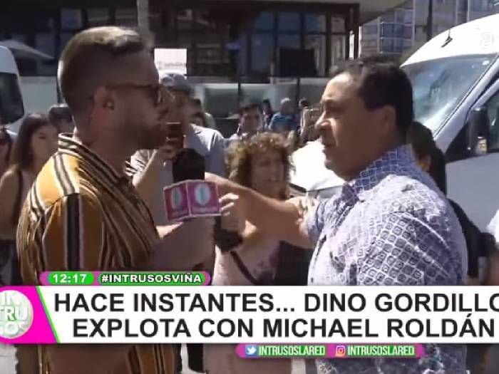 "¡Puta que eres duro!": Dino Gordillo explotó en vivo durante entrevista