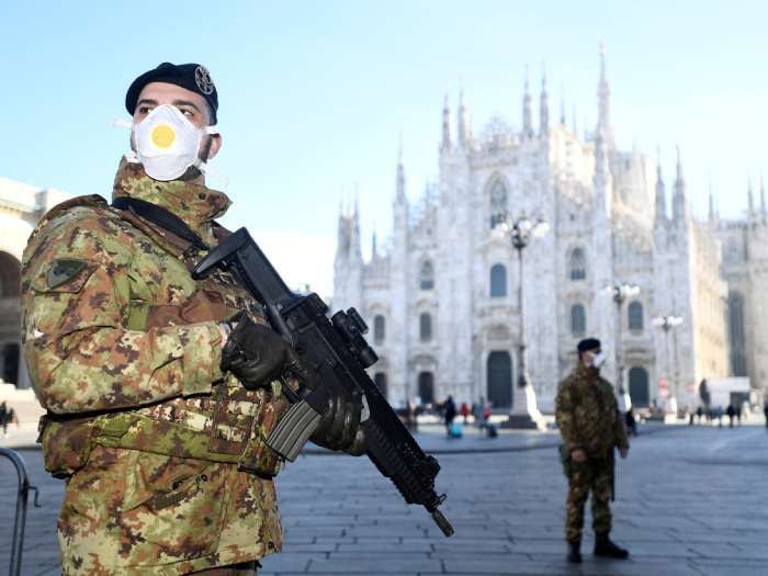 El contagio de coronavirus se estabiliza en Italia tras estricto cerco sanitario