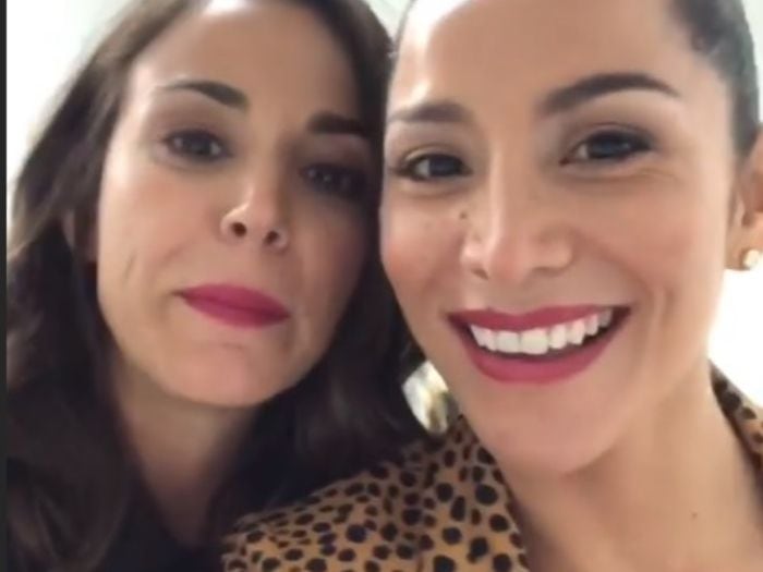 Josefa y Trinidad, de "Pacto de Sangre", ya tienen su selfie con los Backstreet Boys