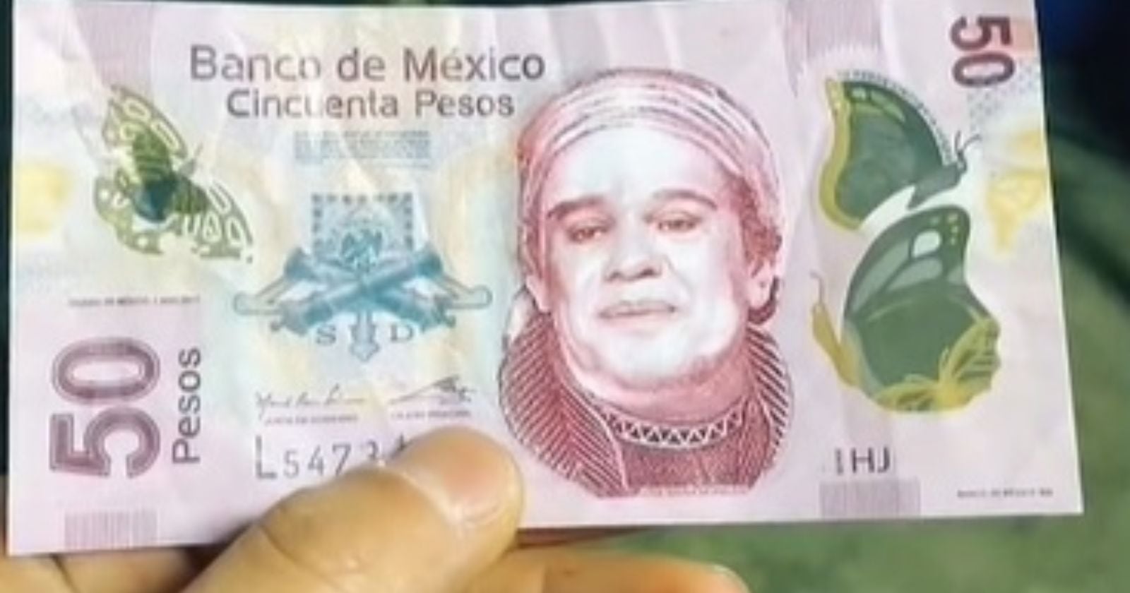 Billete de Juan Gabriel