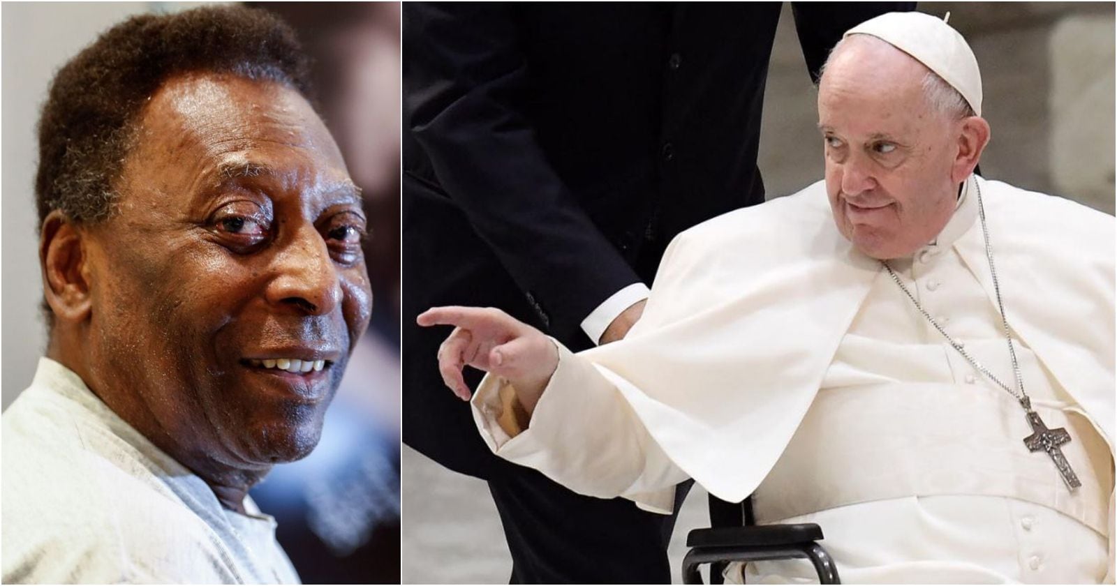 Pelé y Papa Francisco