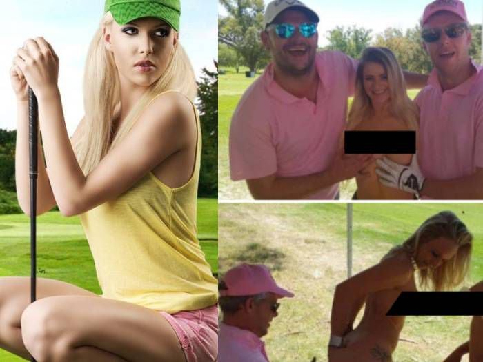 "No le digas a tu esposa": indignación por polémico torneo de golf con chicas desnudas